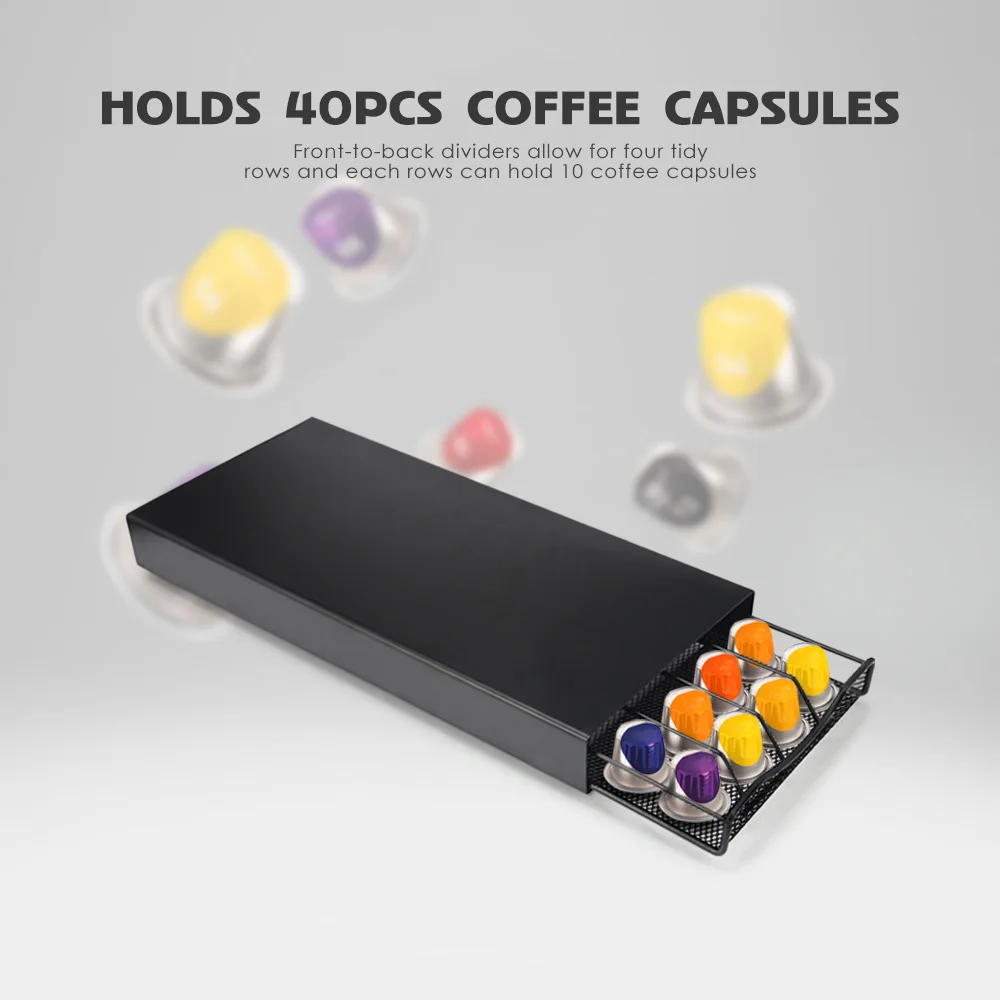 2 Types Of Capsules Coffee Pod Drawer Holder For Nespresso Coffee Capsule Suit Kitchen Organizer Storage Racker
2 Types Of Capsules Coffee Pod Drawer Holder For Nespresso Coffee Capsule Suit Kitchen Organizer Storage Racker