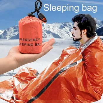 Outdoor Life Emergency Sleeping Bag Thermal Keep Warm Waterproof Mylar First Aid Emergency Blanke Camping Survival Gear
Outdoor Life Emergency Sleeping Bag Thermal Keep Warm Waterproof Mylar First Aid Emergency Blanke Camping Survival Gear