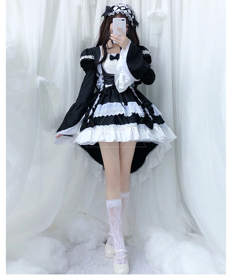 Luogen Coyoung Store Cosplay Sweet Lolita Dress Retro Lace Bowknot Flare Sleeve Victorian Kawaii Girl Gothic 35 Luogen Coyoung Store Cosplay Sweet Lolita Dress Retro Lace Bowknot Flare Sleeve Victorian Kawaii Girl Gothic -Zentai shop online H65c75ac2ebe34dc5b0c719dd6caf5137v.jpg
