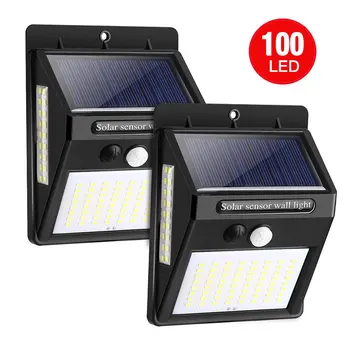 100 LED Solar Light Outdoor Solar Lamp Waterproof PIR Motion Sensor Street Wall Lights Solar Powered Garden Exterior Decoration
100 LED Solar Light Outdoor Solar Lamp Waterproof PIR Motion Sensor Street Wall Lights Solar Powered Garden Exterior Decoration