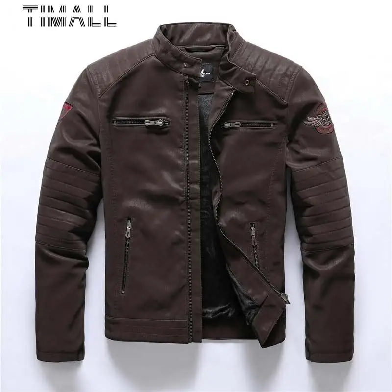 High Quality Mens Faux Leather Jacket Winter Fleece Keep Warm Motorcycle PU Leather Jackets Male Multi-pocket Embroidered Jacket
High Quality Mens Faux Leather Jacket Winter Fleece Keep Warm Motorcycle PU Leather Jackets Male Multi-pocket Embroidered Jacket