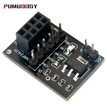 50pcs NRF24L01 Wireless adapter Module 3.3V New Socket Adapter plate Board For 8Pin For arduino Robot Car 24L01 Wireless Module
50pcs NRF24L01 Wireless adapter Module 3.3V New Socket Adapter plate Board For 8Pin For arduino Robot Car 24L01 Wireless Module