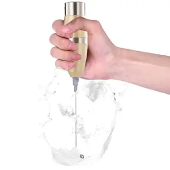 Double Spring Whisk Head Electric Milk Frother Stainless Steel Handheld Milk Foamer Drink Mixer for Coffee Cappuccino
Double Spring Whisk Head Electric Milk Frother Stainless Steel Handheld Milk Foamer Drink Mixer for Coffee Cappuccino