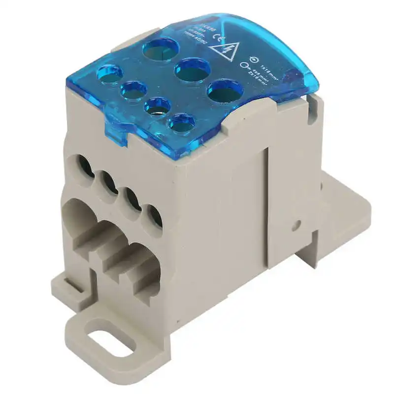UKK 80A Din Rail Terminal Block Distribution Box Universal Power Junction Box Electric Wire Connector
UKK 80A Din Rail Terminal Block Distribution Box Universal Power Junction Box Electric Wire Connector