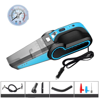 4 in 1 Portable Car Vacuum Cleaner Handheld with Air Compressor LED Light 120W Wet & Dry Vacuum Cleaner Vacuum Cleaner
4 in 1 Portable Car Vacuum Cleaner Handheld with Air Compressor LED Light 120W Wet & Dry Vacuum Cleaner Vacuum Cleaner