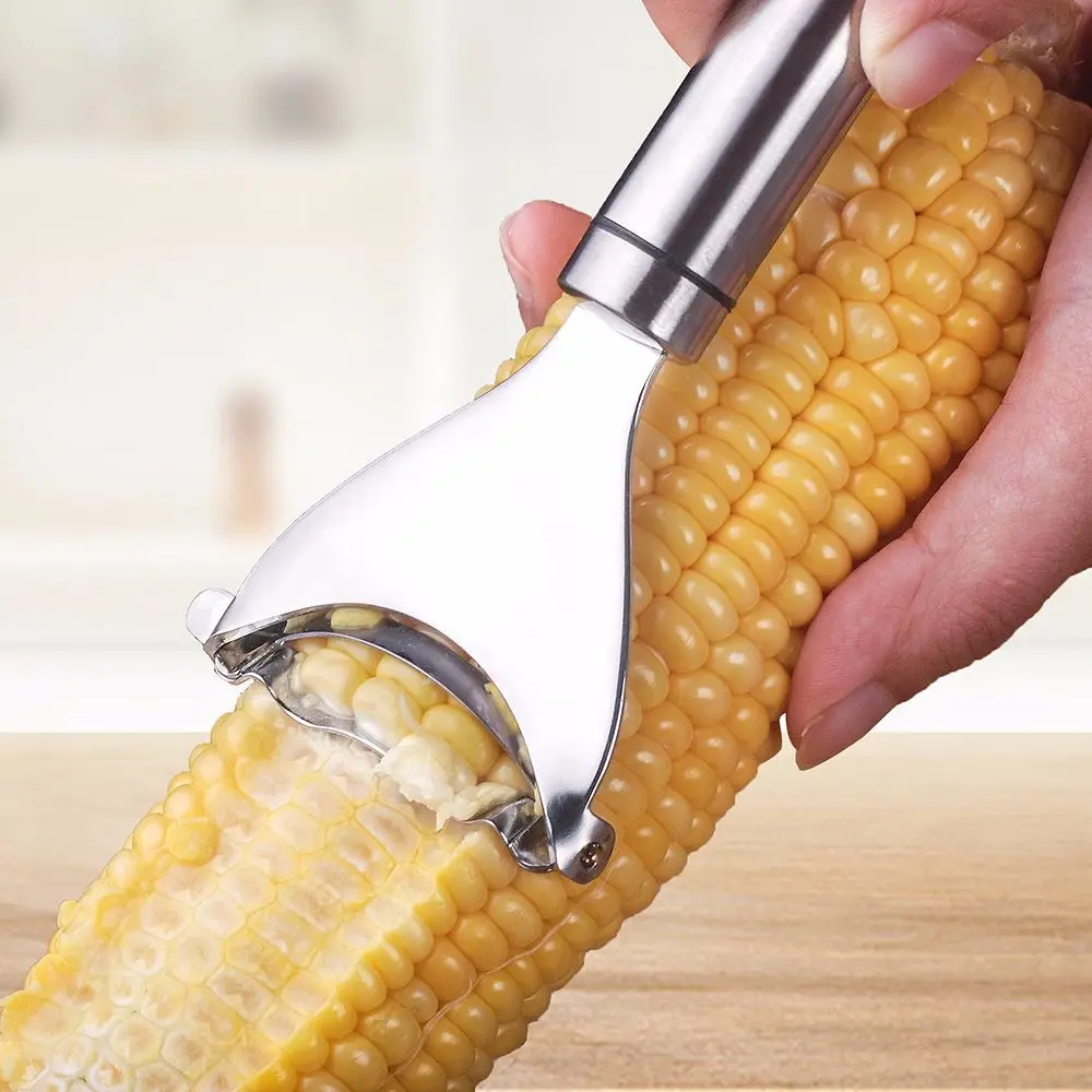 Corn Peeler 304 Stainless Steel Planed Corn Thresher Corn Cutter Grain Cutter Kitchen Gadget Kithchen Tools
Corn Peeler 304 Stainless Steel Planed Corn Thresher Corn Cutter Grain Cutter Kitchen Gadget Kithchen Tools
