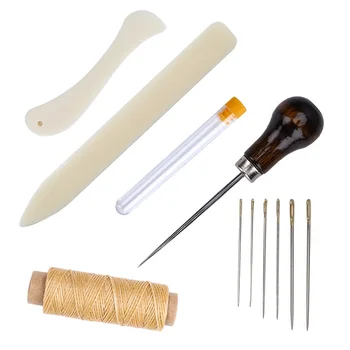 1set Multi-function Bookbinding Starter Tools Set Bone Folder Paper Ruler Sewing Leathercraft Tool Sets Handcraft Tool Kit
1set Multi-function Bookbinding Starter Tools Set Bone Folder Paper Ruler Sewing Leathercraft Tool Sets Handcraft Tool Kit