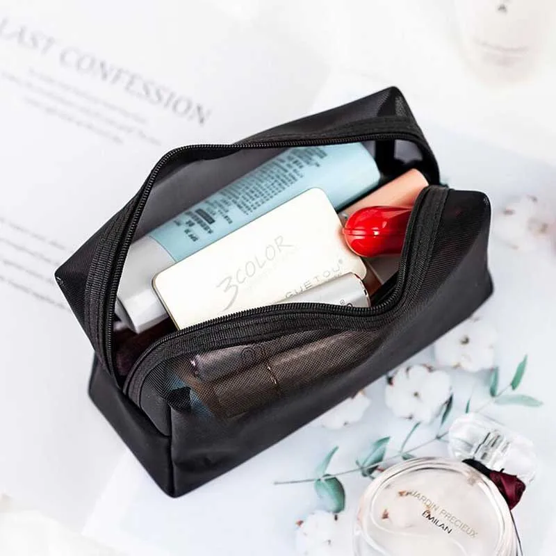 Toiletry Beauty Wash Bag Visible Mesh Women Cosmetic Bag Travel Function Makeup Case Zipper Make Up Organizer Storage Pouch
Toiletry Beauty Wash Bag Visible Mesh Women Cosmetic Bag Travel Function Makeup Case Zipper Make Up Organizer Storage Pouch