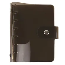 A7 Size Trasparent Soft PVC 6-Ring Binder Notebook Cover with Snap Button Closure for Journal Planner Office Stationery Supplies
A7 Size Trasparent Soft PVC 6-Ring Binder Notebook Cover with Snap Button Closure for Journal Planner Office Stationery Supplies