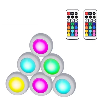 6pcs Remote Control RGB Multipurpose Pat Lamp Night Light Adhesive ABS Wireless LED Colorful Bar Home Portable Decorative 
6pcs Remote Control RGB Multipurpose Pat Lamp Night Light Adhesive ABS Wireless LED Colorful Bar Home Portable Decorative