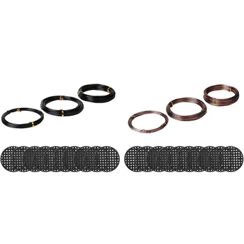 Bonsai Wire Set with Flower Pot Hole Mesh Pad,Copper Bonsai Training Wire for Bonsai Tree Kit 20 Plastic Mesh Mat Black
Bonsai Wire Set with Flower Pot Hole Mesh Pad,Copper Bonsai Training Wire for Bonsai Tree Kit 20 Plastic Mesh Mat Black