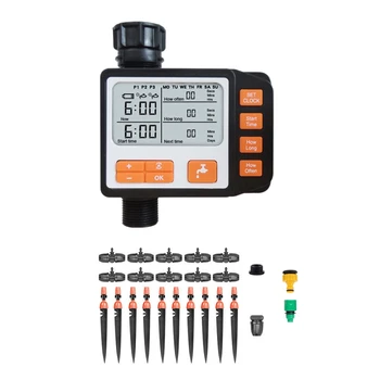 10M Automatic Watering Sprinkler System Irrigation Controller Programmable Digital Hose Faucet Timer Set
10M Automatic Watering Sprinkler System Irrigation Controller Programmable Digital Hose Faucet Timer Set