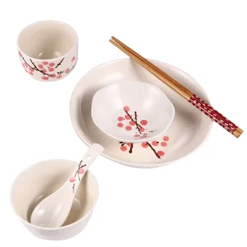 1 Set 6 Pcs Household Ceramic Tableware Japanese Style Tableware for Single
1 Set 6 Pcs Household Ceramic Tableware Japanese Style Tableware for Single
