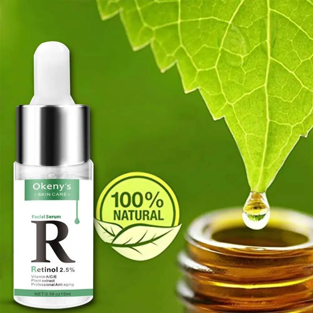 15ml Retinol 2.5% Vitamin C / A Facial Anti Wrinkle Serum Remove Dark Spots Collagen Serum Anti Aging Whitening Face Ser
15ml Retinol 2.5% Vitamin C / A Facial Anti Wrinkle Serum Remove Dark Spots Collagen Serum Anti Aging Whitening Face Ser