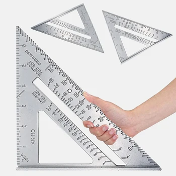 Triangle Square Ruler Measurement Tool Try-square Line Scriber Saw Guide Aluminum Alloy Speed Protractor Miter For Carpenter
Triangle Square Ruler Measurement Tool Try-square Line Scriber Saw Guide Aluminum Alloy Speed Protractor Miter For Carpenter