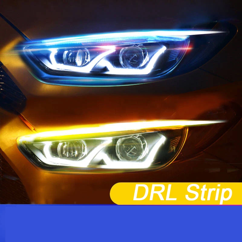 2pcs 30/45/60CM DRL Car Daytime Running Light Flowing Slim Turn Signal Light Flexible Angel Eyes Car LED Headlight Strip
2pcs 30/45/60CM DRL Car Daytime Running Light Flowing Slim Turn Signal Light Flexible Angel Eyes Car LED Headlight Strip