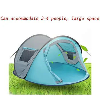 Camping Tent 2-4People Outdoor Tent Automatically Pops Up Beach Tent Sunscreen UV Protection Tent Outdoor Camping carpas de camp
Camping Tent 2-4People Outdoor Tent Automatically Pops Up Beach Tent Sunscreen UV Protection Tent Outdoor Camping carpas de camp