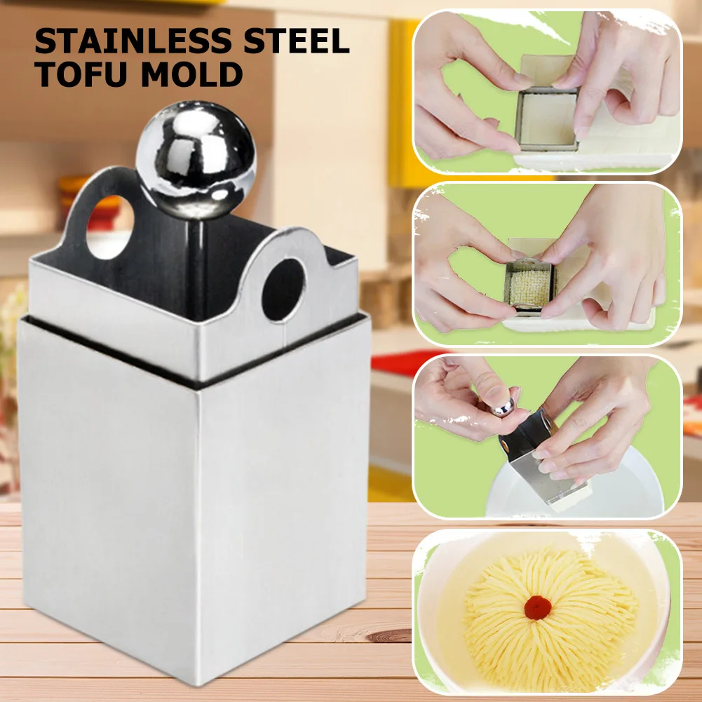 Handy Square Grids Shape Tofu Cutter Mold Stainless Steel Slicer Manual Press Shredder Cooking Vegetable Tools Kitchen Access
Handy Square Grids Shape Tofu Cutter Mold Stainless Steel Slicer Manual Press Shredder Cooking Vegetable Tools Kitchen Access