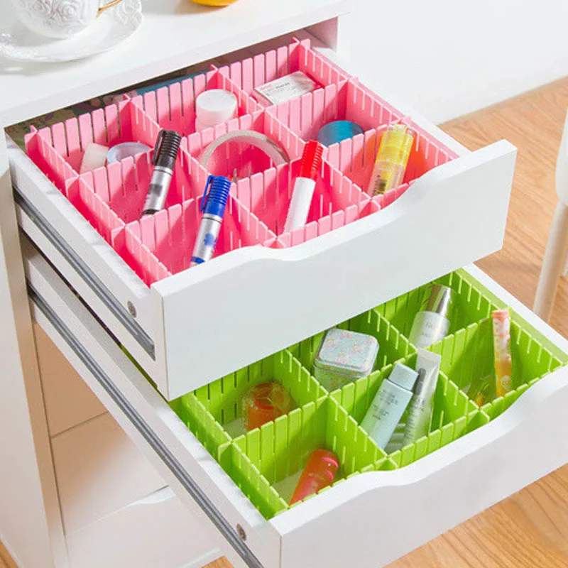 4Pcs Underwear Socks Clapboard Partition Storage Organizer Drawer Divider Portable Drawer Separator Plastic DIY Grid
4Pcs Underwear Socks Clapboard Partition Storage Organizer Drawer Divider Portable Drawer Separator Plastic DIY Grid