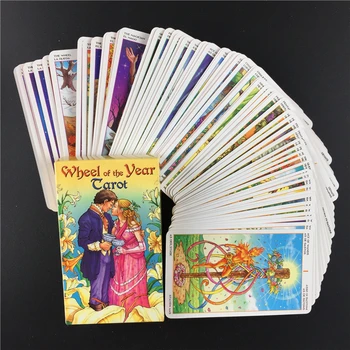 2020 hot Wheel Of The Year Tarot Read Fate Tarot Card Game For Personal Use Board Game
2020 hot Wheel Of The Year Tarot Read Fate Tarot Card Game For Personal Use Board Game
