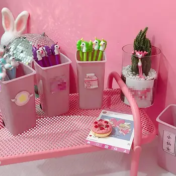 ABS Pink Trash Can Desktop Organizer Cosmetic Case Storage Box Creative Holder Space Saver Cosmetics
ABS Pink Trash Can Desktop Organizer Cosmetic Case Storage Box Creative Holder Space Saver Cosmetics