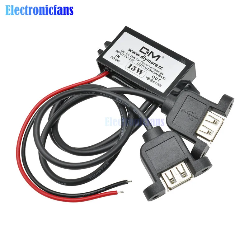 16pin OBD car charger DC converter 12V 24V To 5V 2A USB Micro charger adapter Ux