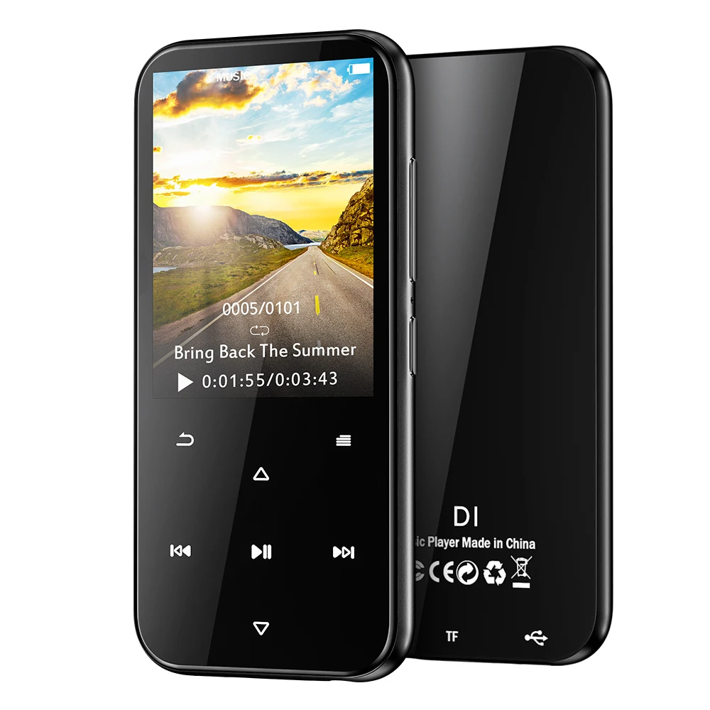 Running HiFi MP3 Player with Bluetooth Touch Key 16GB FM Radio Reproductor Music Player Built-in Speaker Audio E-Book Recording
Running HiFi MP3 Player with Bluetooth Touch Key 16GB FM Radio Reproductor Music Player Built-in Speaker Audio E-Book Recording