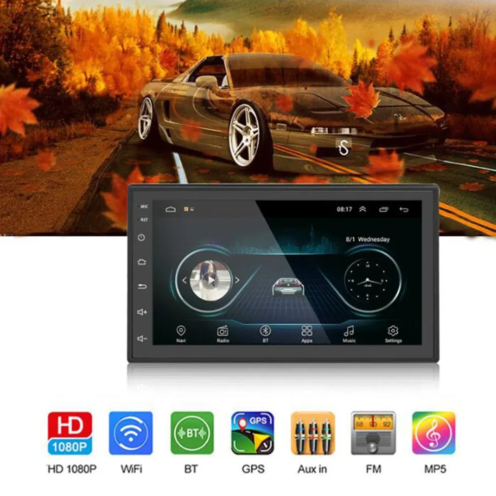 Car Multimedia Player GPS Navigation With Map Player 7 Inch HD Touch Screen MP5 Player Radios Players
Car Multimedia Player GPS Navigation With Map Player 7 Inch HD Touch Screen MP5 Player Radios Players
