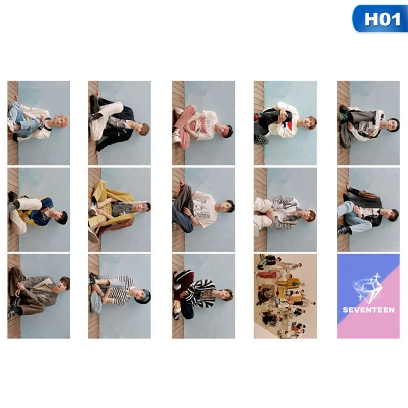 Seventeen Idols Love Letter Photo Cards Seventeen Idols Love Letter Photo Cards