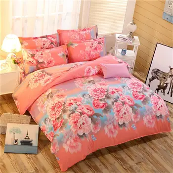Quilt Cover Set Flower Pattern Design Duvet Cover Set Breathable Durable Soft Comfy Bedding For Autumn Winter 
Quilt Cover Set Flower Pattern Design Duvet Cover Set Breathable Durable Soft Comfy Bedding For Autumn Winter