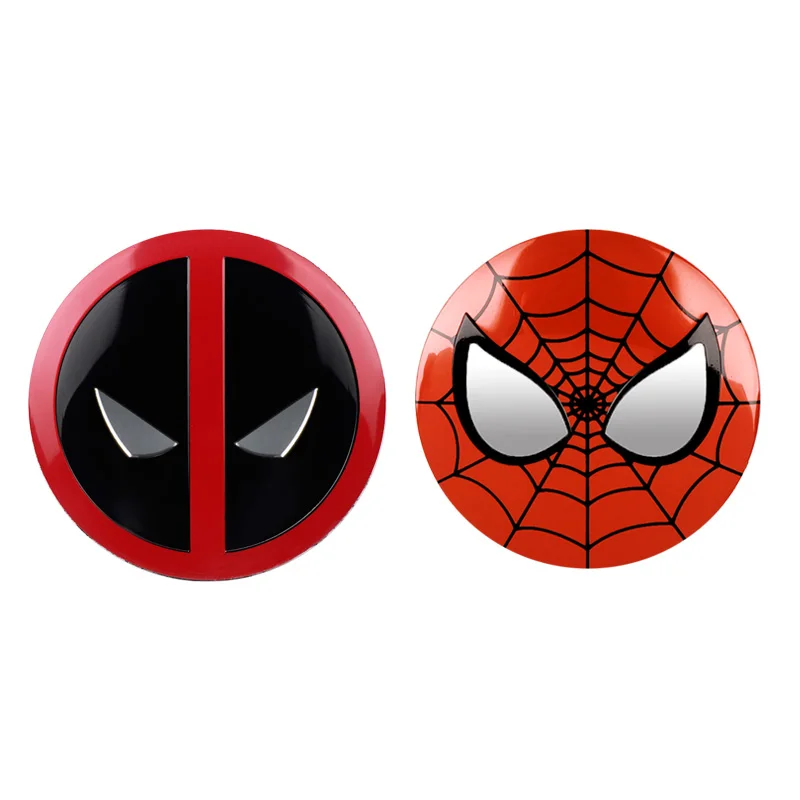 Car styling 4pcs Marvel The Avengers Spiderman Deadpool Emblem steering wheel center Hub Cap sticker Car dust cover Badge Decal
Car styling 4pcs Marvel The Avengers Spiderman Deadpool Emblem steering wheel center Hub Cap sticker Car dust cover Badge Decal