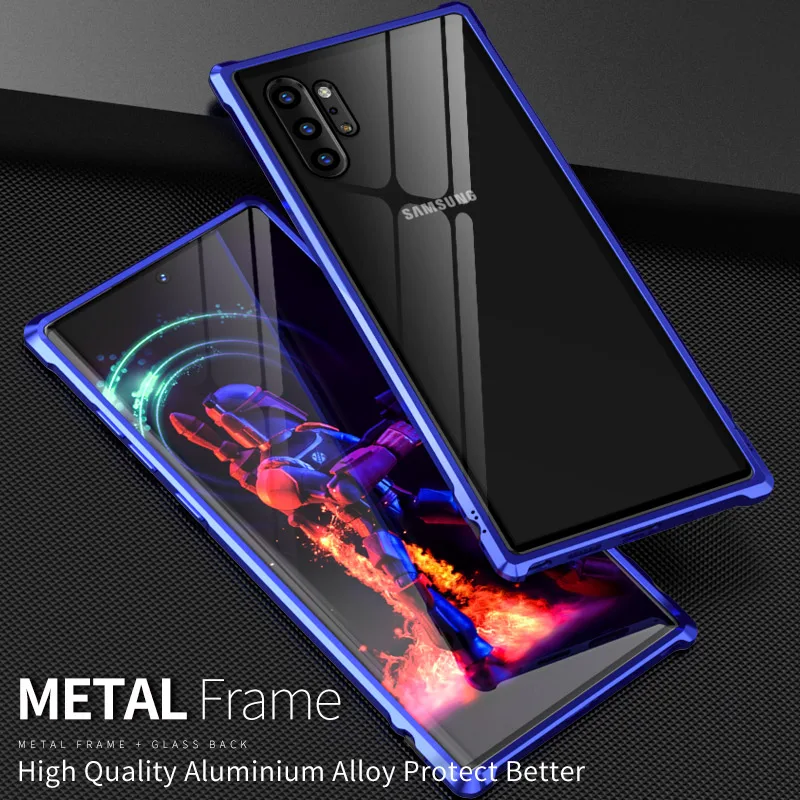 Metal Case For Samsung Galaxy Note 10 Pro Case Shockproof Transparent Glass Back Cover For Samsung Note 10 Note10 Pro Luxury
Metal Case For Samsung Galaxy Note 10 Pro Case Shockproof Transparent Glass Back Cover For Samsung Note 10 Note10 Pro Luxury