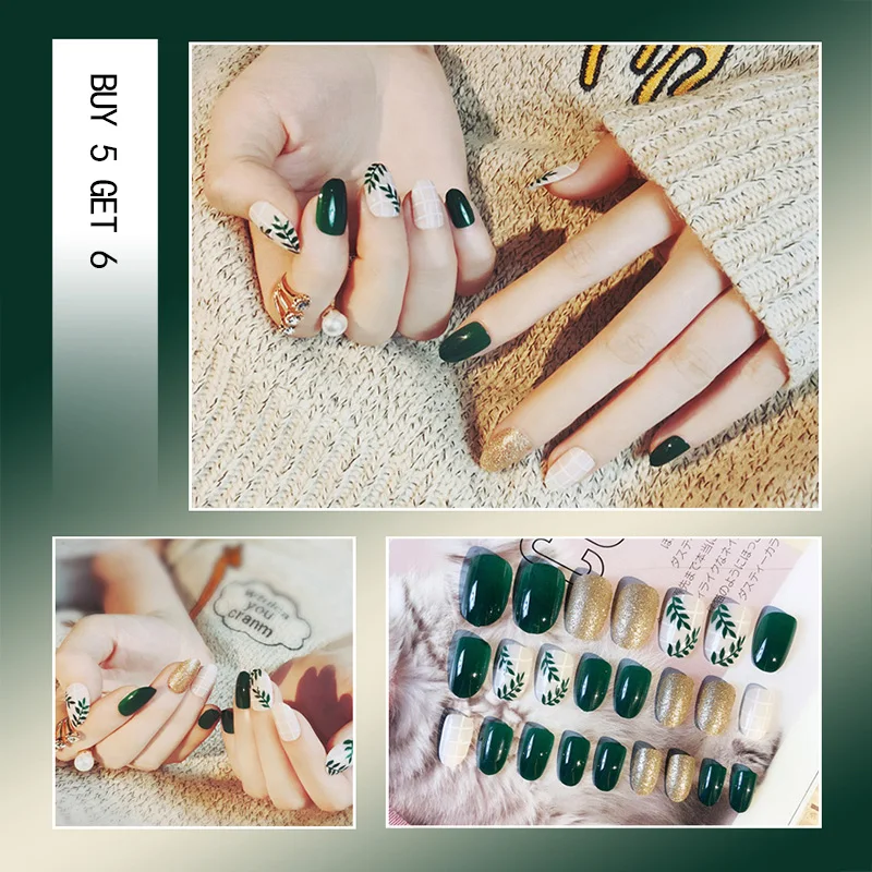 24pcs/Set Cartoon Leaf Square Short False Nails Flower Heart Fake Nail Girls Red Nail Art Press on Fake Nails with Glue
24pcs/Set Cartoon Leaf Square Short False Nails Flower Heart Fake Nail Girls Red Nail Art Press on Fake Nails with Glue