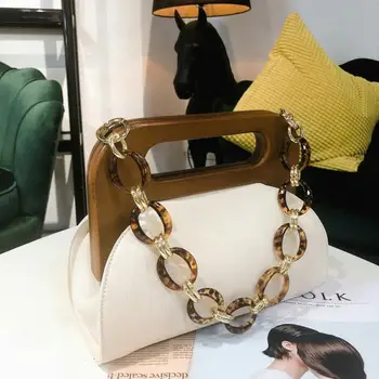 Vintage Wooden Clip Bag For Women Designer Acrylic Chain Women Shoulder Crossbody Bags Leopard Shell Ladies Hand Bags Women Bags
Vintage Wooden Clip Bag For Women Designer Acrylic Chain Women Shoulder Crossbody Bags Leopard Shell Ladies Hand Bags Women Bags