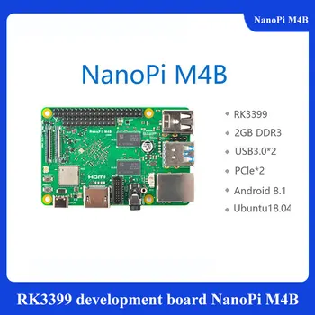 NanoPi M4B 2GB DDR3 Rockchip RK3399 Dual-Channel WiFi-5G Dual Camera,Support Android 8.1 Ubuntu Lubuntu compatible with RPi B3+
NanoPi M4B 2GB DDR3 Rockchip RK3399 Dual-Channel WiFi-5G Dual Camera,Support Android 8.1 Ubuntu Lubuntu compatible with RPi B3+