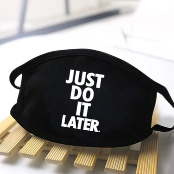 Mens JUST DO IT Breathable Masks Windproof Comfortable Male Reusable Anti-Dust Washable High Quality Skin-friendly Black Masks
Mens JUST DO IT Breathable Masks Windproof Comfortable Male Reusable Anti-Dust Washable High Quality Skin-friendly Black Masks