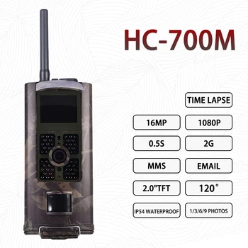 HC 700M Hunting Trail Camera Game Wild Gsm Deer Mini Night Vision 2G MMS 16mp 940nm Trap Outdoor Photo Traps
HC 700M Hunting Trail Camera Game Wild Gsm Deer Mini Night Vision 2G MMS 16mp 940nm Trap Outdoor Photo Traps