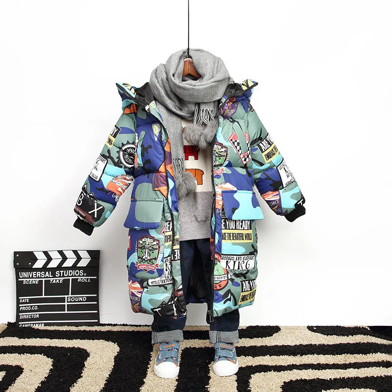 Children Winter down cotton Jacket for Boys Hooded Jackets Graffiti Camouflage Parkas For Teenagers coat snowsuit Overcoat
Children Winter down cotton Jacket for Boys Hooded Jackets Graffiti Camouflage Parkas For Teenagers coat snowsuit Overcoat