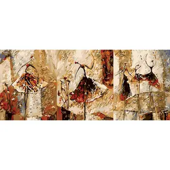 3 Pieces Ballet Dancer Abstract DIY Painting By Numbers Handpainted Canvas Painting Unique Gift For Living Room Decor 40x50CM
3 Pieces Ballet Dancer Abstract DIY Painting By Numbers Handpainted Canvas Painting Unique Gift For Living Room Decor 40x50CM