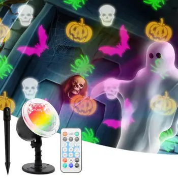 Halloween Light Rotating Bat Spider Pumpkin Skull Pattern Projector Light outdoor
Halloween Light Rotating Bat Spider Pumpkin Skull Pattern Projector Light outdoor