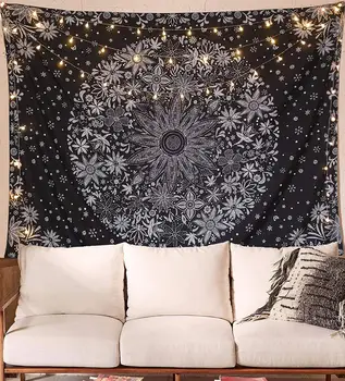 Boho Indian Tapestry Wall Hanging Mandala Hippie Bedspread Throw Cover Blanket 130*150cm/150*200cm 
Boho Indian Tapestry Wall Hanging Mandala Hippie Bedspread Throw Cover Blanket 130*150cm/150*200cm