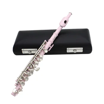 Piccolo Ottavino Half-size Flute Silver Plated C Key Cupronickel with Cleaning Cloth Screwdriver Padded Box
Piccolo Ottavino Half-size Flute Silver Plated C Key Cupronickel with Cleaning Cloth Screwdriver Padded Box