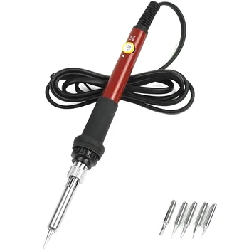 Soldering Iron Set (60W) Adjustable Temperature Thermostat Electric Soldering Iron
Soldering Iron Set (60W) Adjustable Temperature Thermostat Electric Soldering Iron
