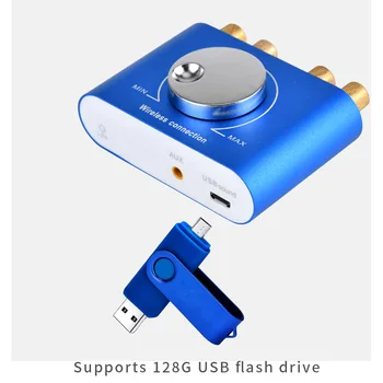 Mini Bluetooth 4.2 Amplifier Hi-Fi Stereo 2.0 Channel Desktop Audio Digital Amplifiers Mini Amp 60W*2 Home Theater AUX Bluetooth
Mini Bluetooth 4.2 Amplifier Hi-Fi Stereo 2.0 Channel Desktop Audio Digital Amplifiers Mini Amp 60W*2 Home Theater AUX Bluetooth