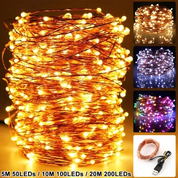 USB LED Copper Wire String Light Christmas String Light LED Bulbs Fairy Light Waterproof Indoor Outdoor Home Festival Decor D30
USB LED Copper Wire String Light Christmas String Light LED Bulbs Fairy Light Waterproof Indoor Outdoor Home Festival Decor D30