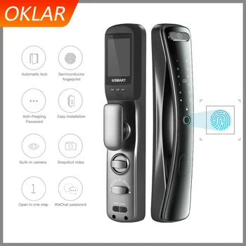 OKLAR Fingerprint lock Smart Electronic Door Lock Safety Intelligent Lock With Digital Password Unlock For Home Family
OKLAR Fingerprint lock Smart Electronic Door Lock Safety Intelligent Lock With Digital Password Unlock For Home Family