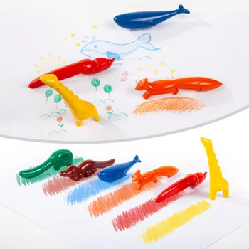 Crayon Creative Cartoon Animal Crayons 6 Colors Painting Non-toxic oil Pastel Children Students Crayons Pencil art Supplies 
Crayon Creative Cartoon Animal Crayons 6 Colors Painting Non-toxic oil Pastel Children Students Crayons Pencil art Supplies