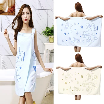 Newly Women Fast Drying Rabbit Wearable Bath Towel Microfiber Washcloths Comfy Absorbent Bathrobe Spa Beach Bathroom Towel
Newly Women Fast Drying Rabbit Wearable Bath Towel Microfiber Washcloths Comfy Absorbent Bathrobe Spa Beach Bathroom Towel