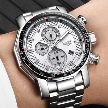 2020 LIGE Mens Watches Top Brand Luxury Sport Quartz Clock Male All Steel Military Waterproof Chronograph Relogio Masculino+Box
2020 LIGE Mens Watches Top Brand Luxury Sport Quartz Clock Male All Steel Military Waterproof Chronograph Relogio Masculino+Box