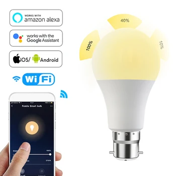 Smart Wifi Bulb Dimming Light Bulb 15W Cold&Warm Smart Light Bulb Voice Control Work With Amazon Alexa And Google Assistant
Smart Wifi Bulb Dimming Light Bulb 15W Cold&Warm Smart Light Bulb Voice Control Work With Amazon Alexa And Google Assistant